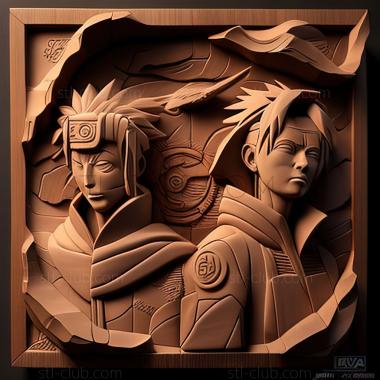 3D model Sakon and Ukon from Naruto (STL)